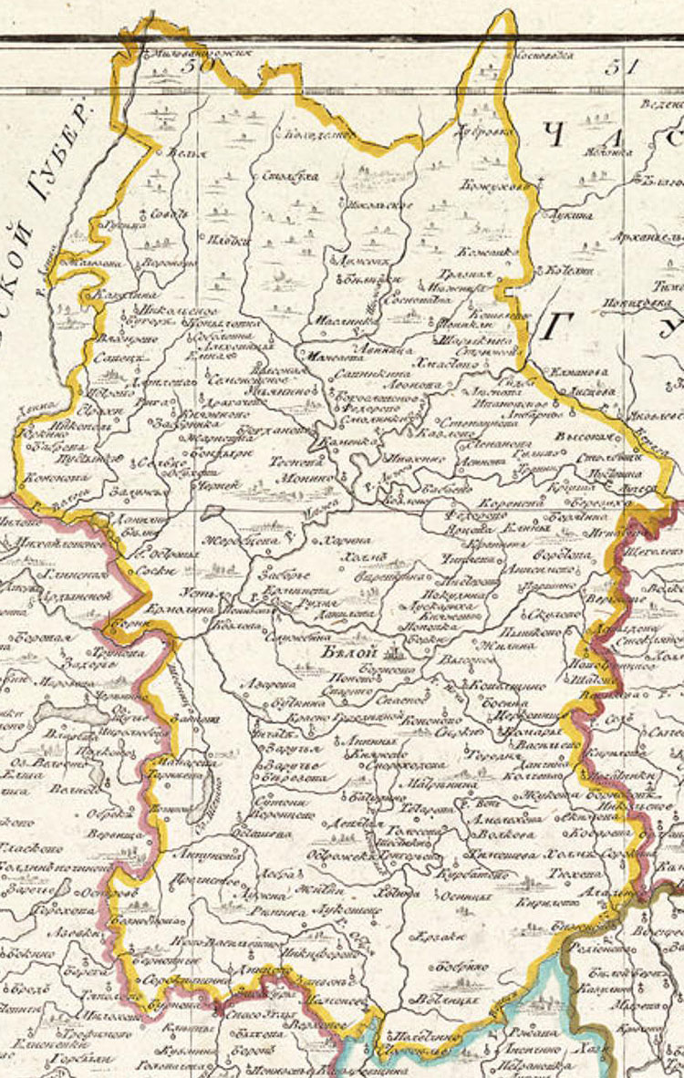 Топографическая Карта Г. Смоленска