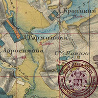карта смоленской губернии одноверстка