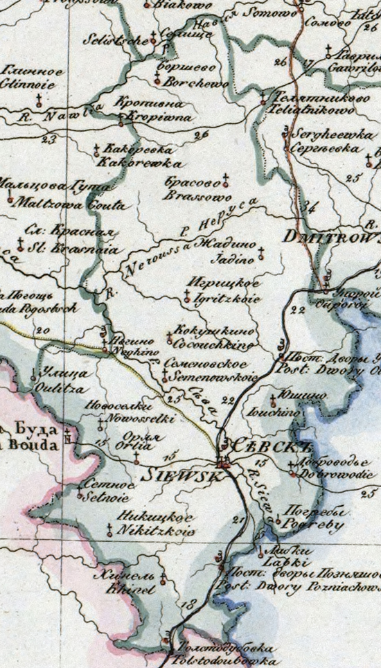 Карта великолукского района 1940 года